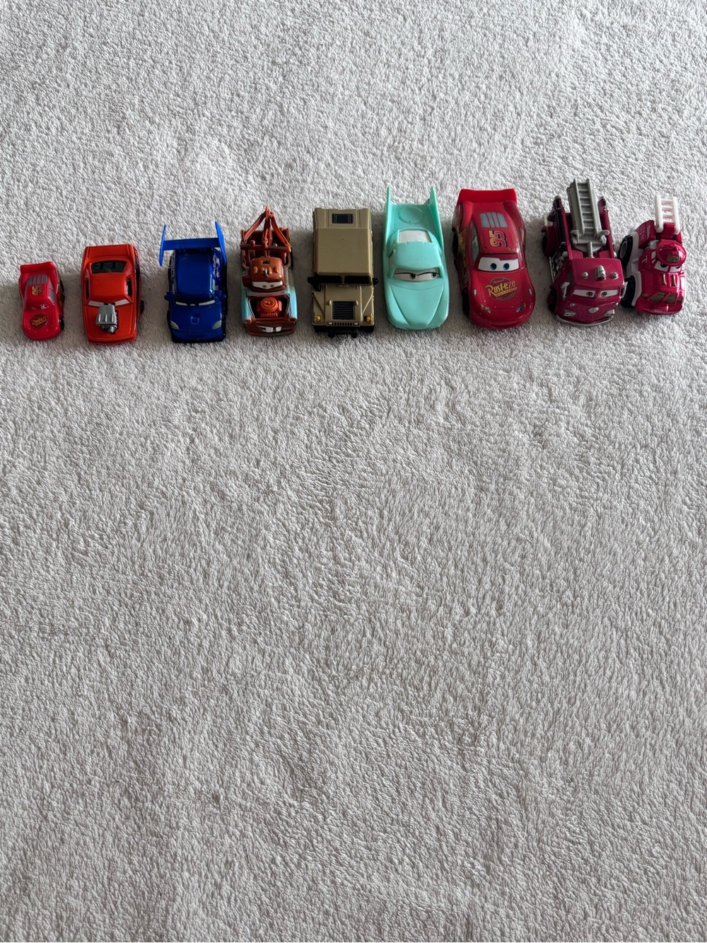 Assorted Kids Toy Car Pack in Red, Orange, Blue, Teal & Pink